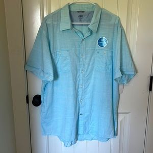 Cooling button down shirt NWT